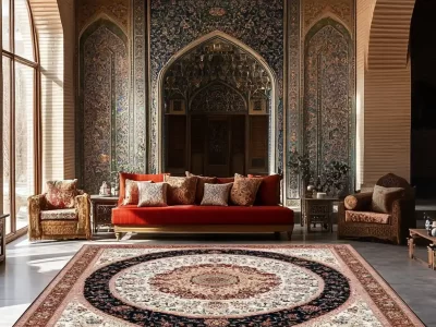 خرید روفرشی و فرشینه آکسارای